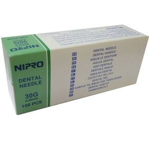 Иглы карпульные NIPRO 25мм х 30G, (Япония)