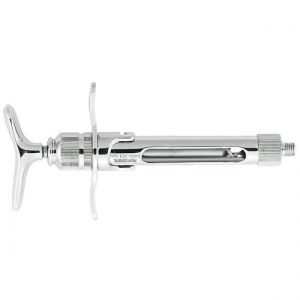 Шприц карпульный, прямая рукоятка, ручная аспирация