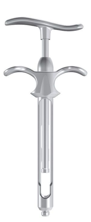 Шприц карпульный стальной с автоаспирацией