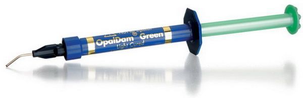 Opaldam Green Refill - зеленый с жидкий кофердам (1шпрх1,2мл) защита мягких тканей, Ультрадент