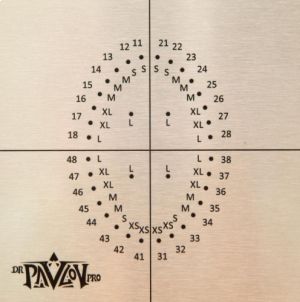 Раббердам-шаблон МЕТАЛЛ взрослый стандартный без отверстий.