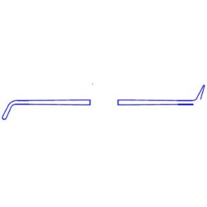 Штопфер С188-1 d1,5 мм - 0,4 мм (пуля-дугообразный штофер), ЭМИ