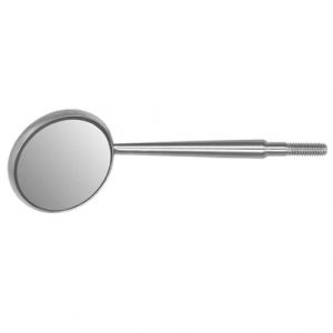 Зеркало стоматологическое №4 22 мм родиевое одностороннее, 1шт