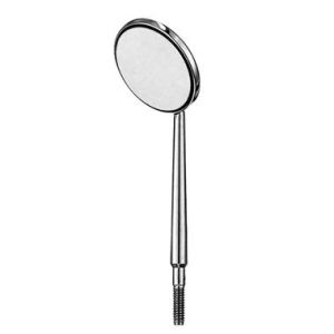 Зеркало стоматологическое №4 22 мм родиевое одностороннее, 1шт