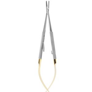 Иглодержатель микрохирургический прямой 140 мм ТВС Castroviejo