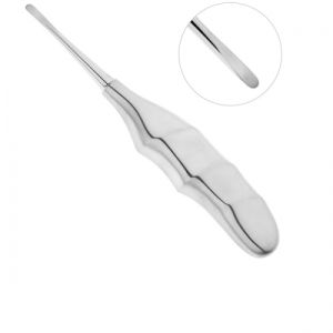 Люксатор прямой 4 мм (ручка с анатом. изгибами)