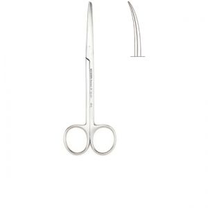 Ножницы 14 см изогнутые тупоконечные/остроконечные Metzenbaum