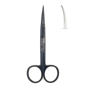 Ножницы черные изогнутые 12см, 131-215-TN (Wagner), МЕДЕНТА