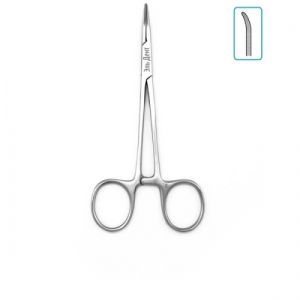 Зажим "Москит" изогнутый по плоскости (150 мм) П-17-312*