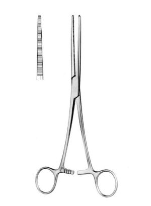 Зажим зубчатый прямой №2 200 мм (Бильрот) П-17-254