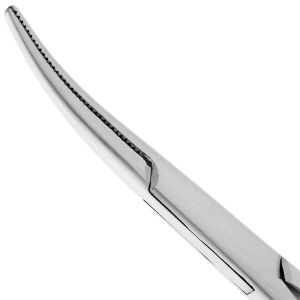 Зажим изогнутый 12,5 см Halstead-Mosquito