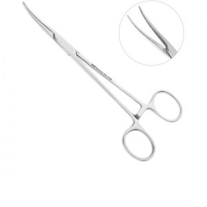 Зажим изогнутый 16,0 см Rankin-Crile