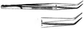 Пинцет изогнутый 103-026-P МЕДЕНТА