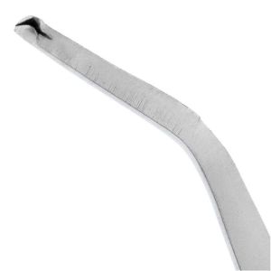 Микро-Пинцет 18,0 см хирургический изогнутый Gomel