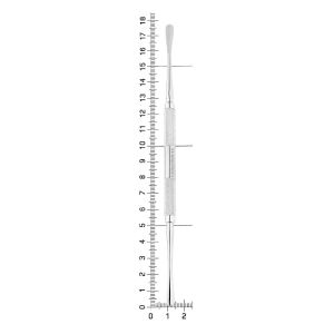 Распатор Freer двусторонний 17,5см тупой/острый 5-5мм (HLW 30-6)