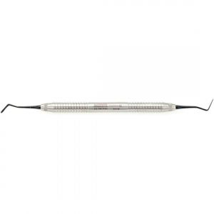 Гладилка 112-TNCVIPC Carver TiAlN двухсторонняя тонкая с черным покрытием для моделирования композитов, МЕДЕНТА