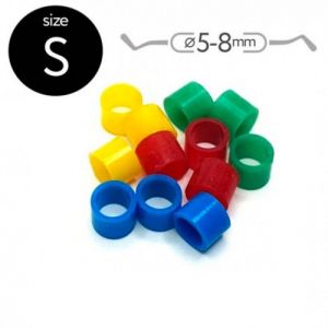 Маркировочные кольца для инструментов р-р S (d5-8мм), ассорти (50шт.)