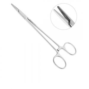 Иглодержатель 16 см прямой Mayo-Hegar (HLW 20-12)