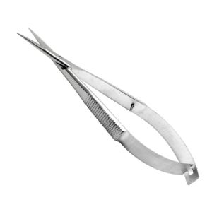 Ножницы 140 мм изогнутые микрохирургические Castroviejo
