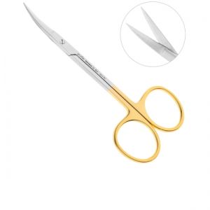 Ножницы 11,5 см изогнутые Iris-Schere TC (с вставками из твердого сплава карбид-вольфрама)