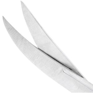 Ножницы 13,5см дв. изгиб, зубчатая пов-ть, La Grange (HLW 19-8)