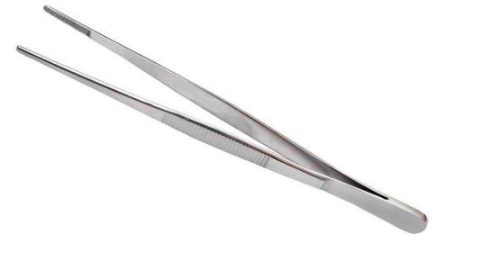 Пинцет прямой анатомический 200мм П-15-124