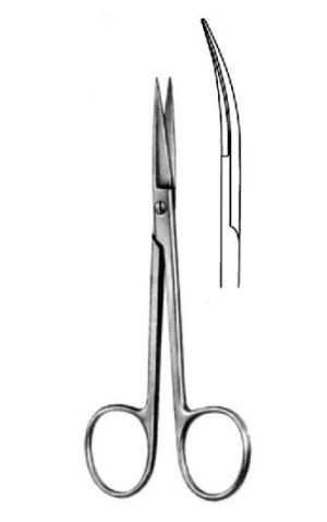 Ножницы глазные вертикально-изогнутые – 113 мм. П-13-460. Sammar