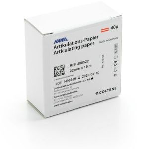 Копирка HANEL 40 мкм, 22мм двухстор., красная, запасной блок