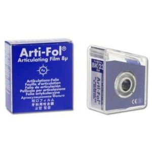 Артикуляционная фольга Bausch Arti-Fol BK 23, синяя, 8мкм, 20мх22мм, односторонняя