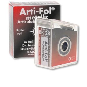 Артикуляционная фольга Bausch Arti-Fol BK 28 красно-черная 2-стор. 12микр.