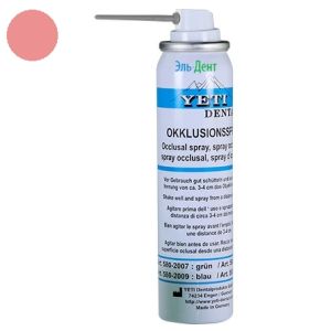 Копирка-спрей Occlusal Spray красный 75 мл, Yeti