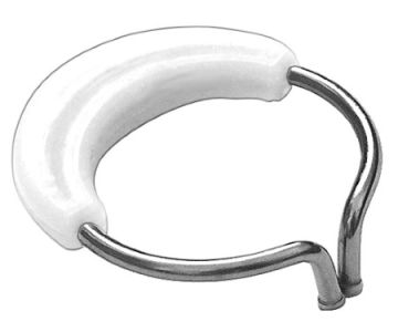 ТОР-1.099с Кольцо фиксирующее с белой силиконовой накладкой