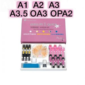Estelite Sigma Quick-набор 9 шпр. (А1,А2,А3,А3,5,ОА3,ОРА2, Флоу Квик А2,А3,ОА3,Бонд Форс 5мл), Syringe system Kit II, Tokuyama