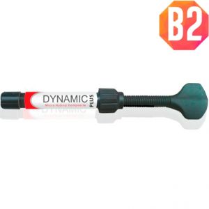 Dynamic Plus B2, шприц (4гр), микрогибридный композит President Dental Germany