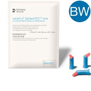 Ceram.X SphereTEC one BW (отбел.) (12 компьюл по 0.25гр), нано-керамический реставрационный материал, Dentsply