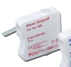 Матрицы стоматологические Striproll прозрачные 8мм./15м./686/Kerr