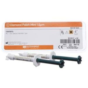Diamond Polish Мята (2ш.х1,2мл)-полировочная паста с частицами алмаза, Ультрадент