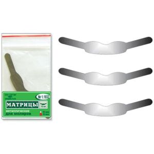 ТОР-1.1932 Матрицы металлические с выступом для моляров 12 шт.