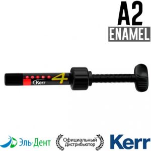 Point 4 Enamel A2, шприц (4гр), микрогибридный композит Kerr