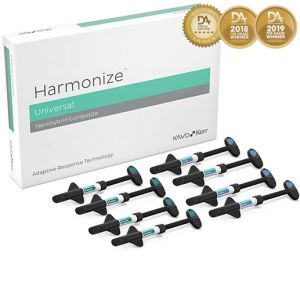 Harmonize Набор Advanced Kit Syringe 8шпр. (э.А2,А3,д.А2,А3,А4, прозрачный, прозрачный янтарный, прозрачный серый) 36635, Kerr