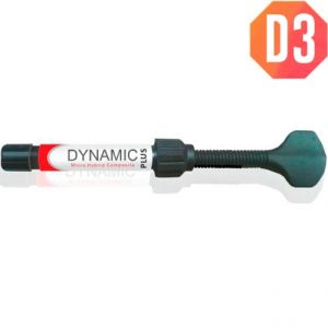 Dynamic Plus D3, шприц (4гр), микрогибридный композит President Dental Germany