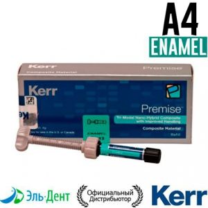 Premise Enamel A4 шприц (4гр.), наногибридный композитный материал, Kerr