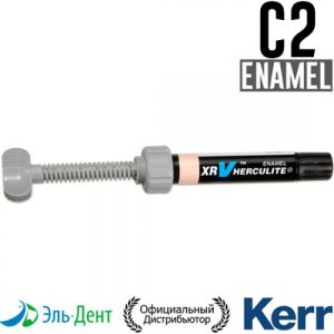 Herculite XRV Enamel C2, шприц (5гр), микрогибридный композит Kerr