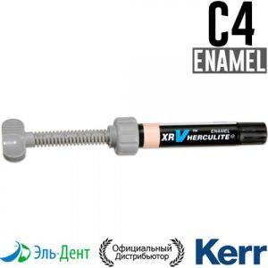 Herculite XRV Enamel C4, шприц (5гр), микрогибридный композит Kerr