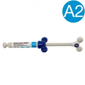 Escom 100 цвет A2, шприц (4гр.) световой композит эском, Spident