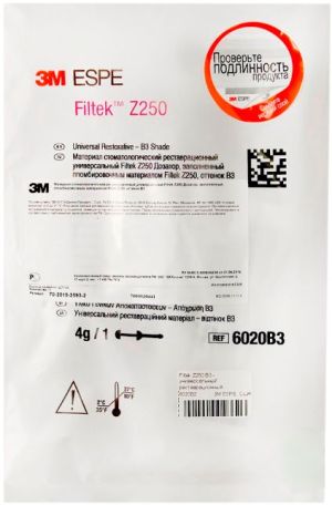 Filtek Z250, оттенок B3, универсальный реставрационный материал, 6020B3, шприц (4г.) 3M