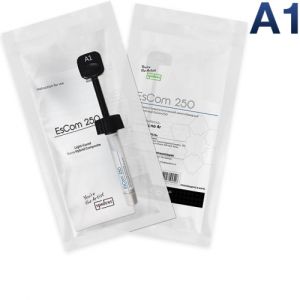 EsCom 250 A1, шприц 4г-наногибридный композит с диоксидом циркония, Spident