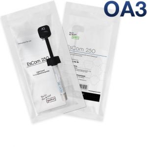 EsCom 250 OA3, шприц 4г-наногибридный композит с диоксидом циркония, Spident