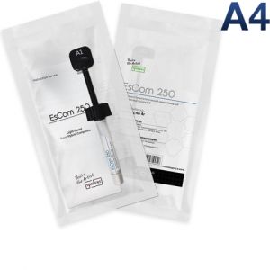 EsCom 250 A4, шприц 4г-наногибридный композит с диоксидом циркония, Spident