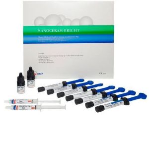 Nanoceram-Bright, набор (А1, А2, А3, А3.5, В2, С2, Op), 7шпр*4г, универсальный наногибридный композит, DMP